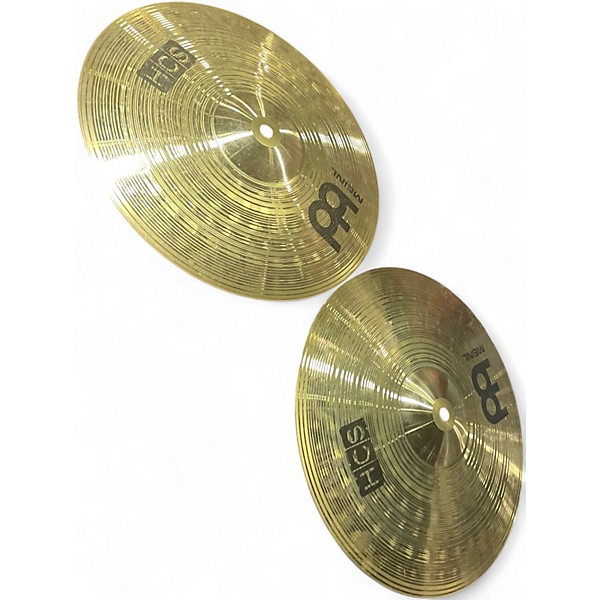 Used MEINL 13in HCS Hi Hat Pair Cymbal