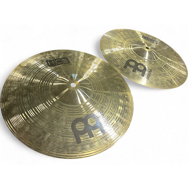 Used MEINL 13in HCS Hi Hat Pair Cymbal