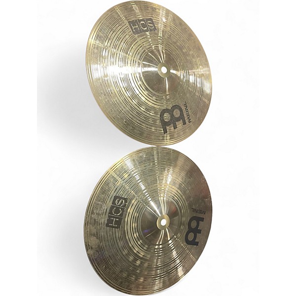 Used MEINL 13in HCS Hi Hat Pair Cymbal