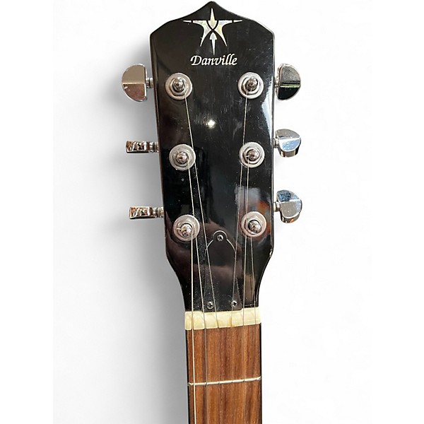 Used Danville Six String Banjo Natural Banjo