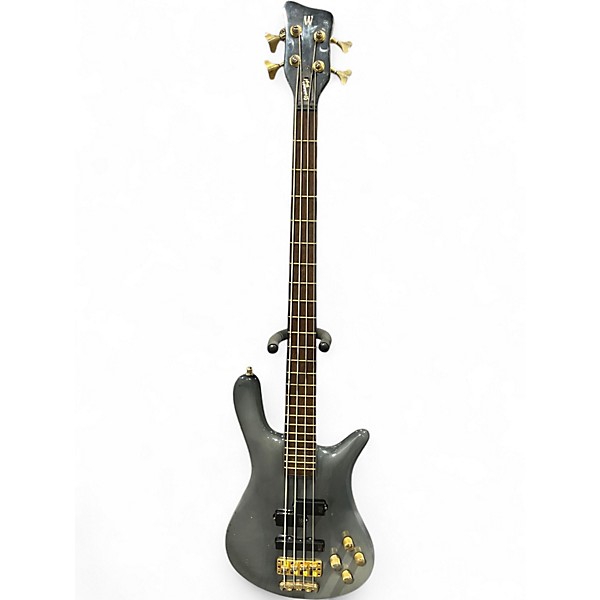 Used Warwick Streamer Stage I 4 String Gray Electric Bass Guitar