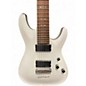 Used Schecter Guitar Research Demon 7 String White Solid Body Electric Guitar