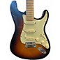 Used 2005 Fender American Deluxe Stratocaster 3 Tone Sunburst Solid Body Electric Guitar