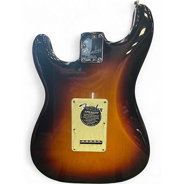 Used 2005 Fender American Deluxe Stratocaster 3 Tone Sunburst Solid Body Electric Guitar