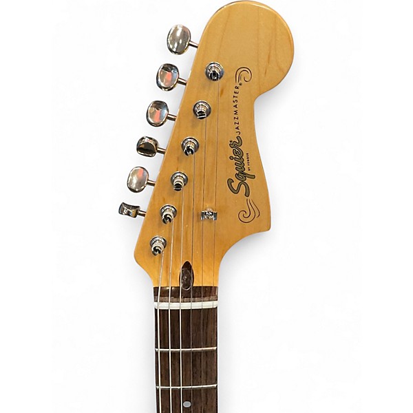 Used Squier JAZZMASTER Daphne Blue Solid Body Electric Guitar