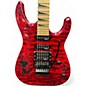 Used Jackson JS34Q Dinky Trans Crimson Red Solid Body Electric Guitar