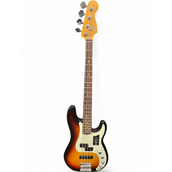 Used Fender American Ultra Precision Bass Ultraburst Electric Bass Guitar