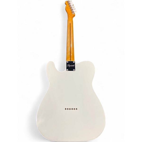 Used Squier Classic Vibe Telecaster Thinline Olympic White Hollow Body Electric Guitar