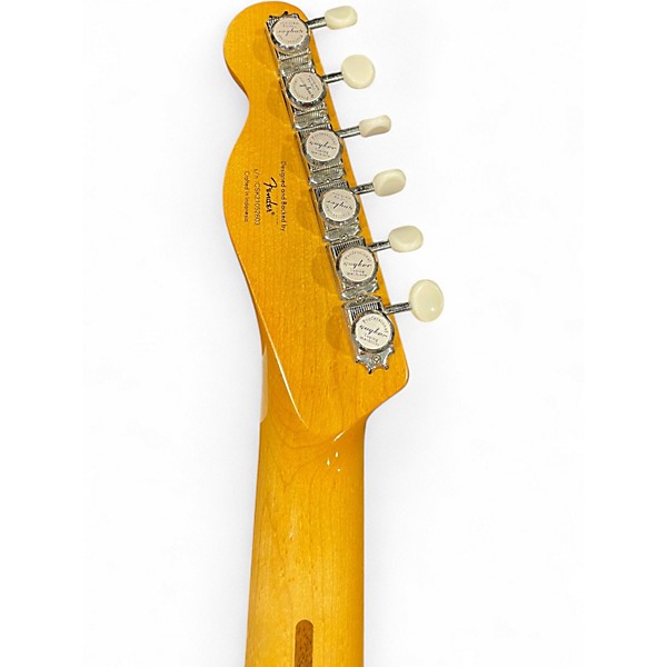 Used Squier Classic Vibe Telecaster Thinline Olympic White Hollow Body Electric Guitar