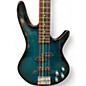 Used Ibanez GSR200FM Transparent Blue Electric Bass Guitar