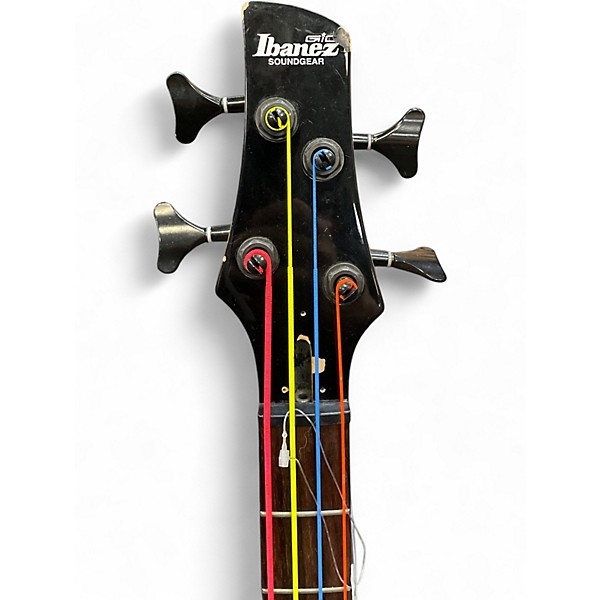 Used Ibanez GSR200FM Transparent Blue Electric Bass Guitar