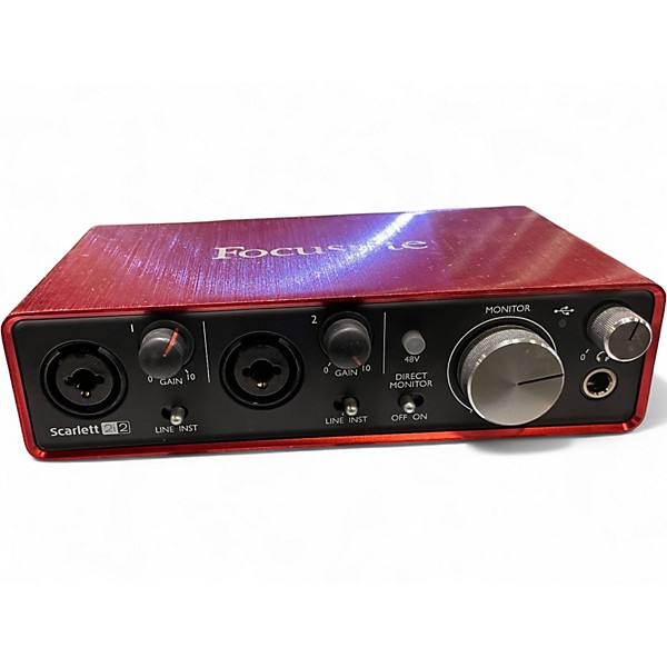 Used 2016 Focusrite Scarlett 2i2 Gen 2 Audio Interface