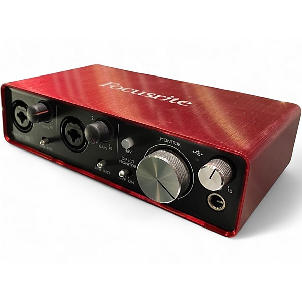 Used 2016 Focusrite Scarlett 2i2 Gen 2 Audio Interface