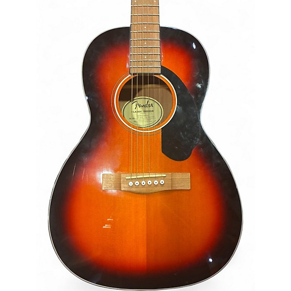 Used Fender cp60s 2 Color Sunburst Acoustic Guitar