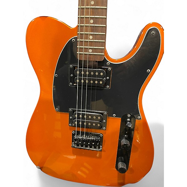 Used Squier AFFINITY TELECASTER HH Metallic Orange Solid Body Electric Guitar