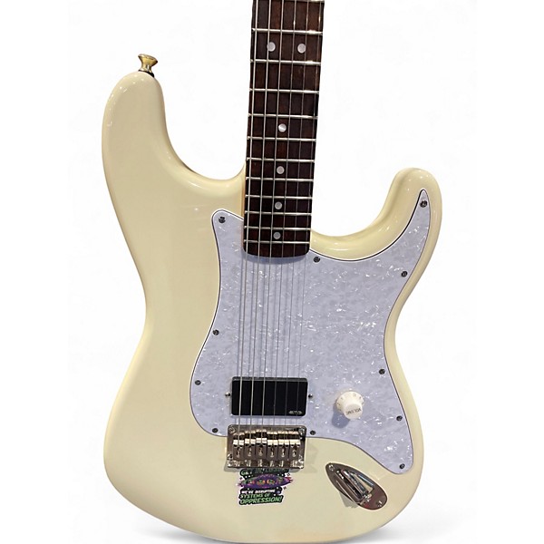 Used Squier Classic Vibe 70's Stratocaster Olympic White Solid Body Electric Guitar