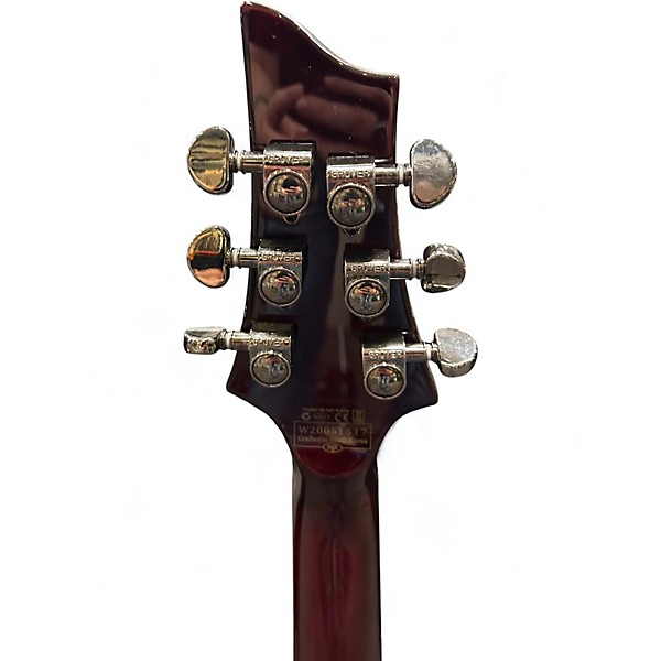 Used Schecter Guitar Research Hellraiser C1 Floyd Rose Sustaniac Black Cherry Solid Body Electric Guitar