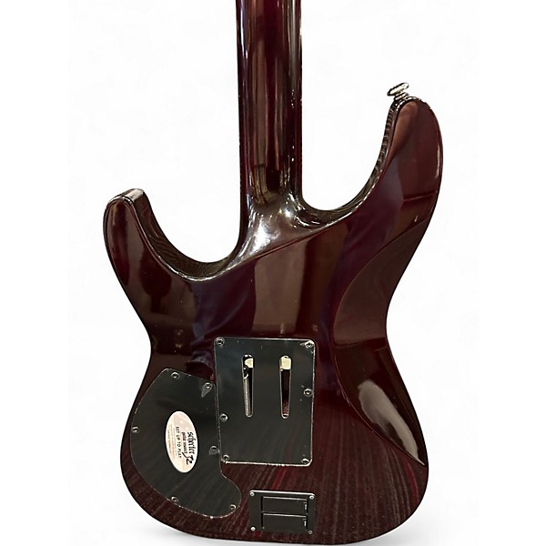 Used Schecter Guitar Research Hellraiser C1 Floyd Rose Sustaniac Black Cherry Solid Body Electric Guitar