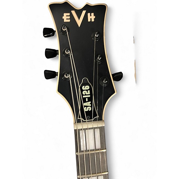Used EVH SA-126 MATT ARMY DRAP Hollow Body Electric Guitar