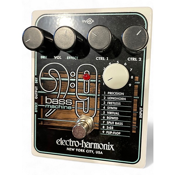 Used Electro-Harmonix BASS9 Bass Machine Bass Effect Pedal