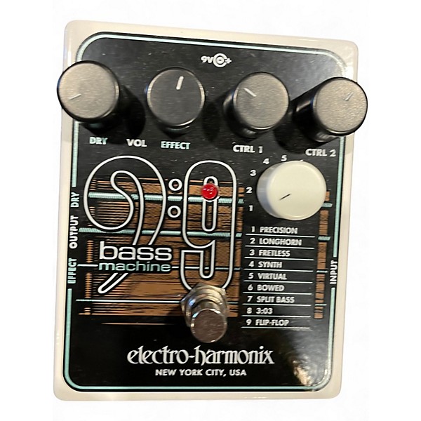 Used Electro-Harmonix BASS9 Bass Machine Bass Effect Pedal