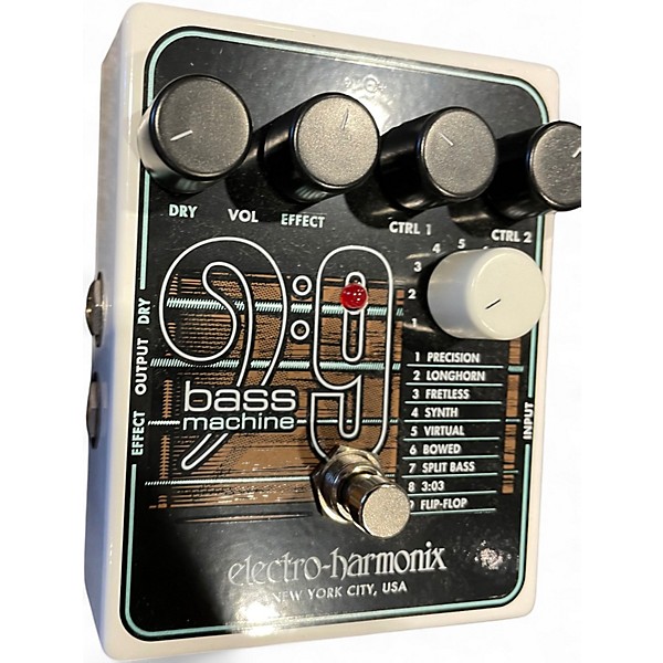 Used Electro-Harmonix BASS9 Bass Machine Bass Effect Pedal