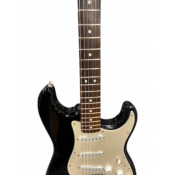 Used 2000s Fender STANDARD STARTOCASTER Black Solid Body Electric Guitar