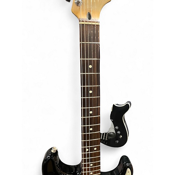 Used 2000s Fender STANDARD STARTOCASTER Black Solid Body Electric Guitar