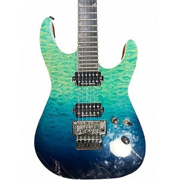 Used Jackson SL2Q Pro Series Soloist Caribbean Blue Fade Solid Body Electric Guitar