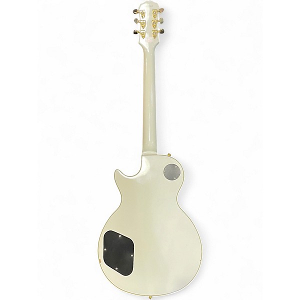 Used Epiphone Les Paul Custom Alpine White Solid Body Electric Guitar