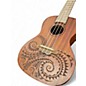 Used Luna Tattoo Concert Ukulele Mahogany Ukulele