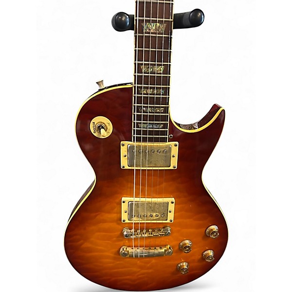 Used Fokus LP COPY 2 Tone Sunburst Solid Body Electric Guitar