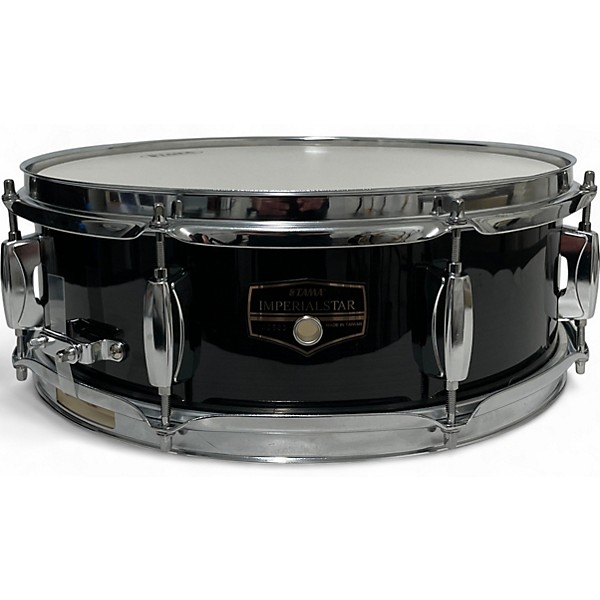 Used TAMA 14X5 Imperialstar Snare HAIRLINE BLACK Drum