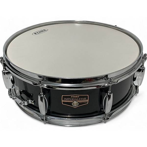 Used TAMA 14X5 Imperialstar Snare HAIRLINE BLACK Drum