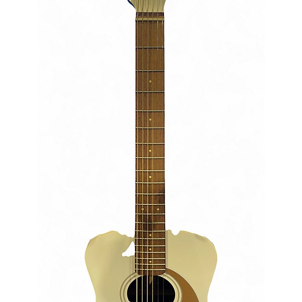 Used Fender Malibu CE AGED WHITE Acoustic Electric Guitar