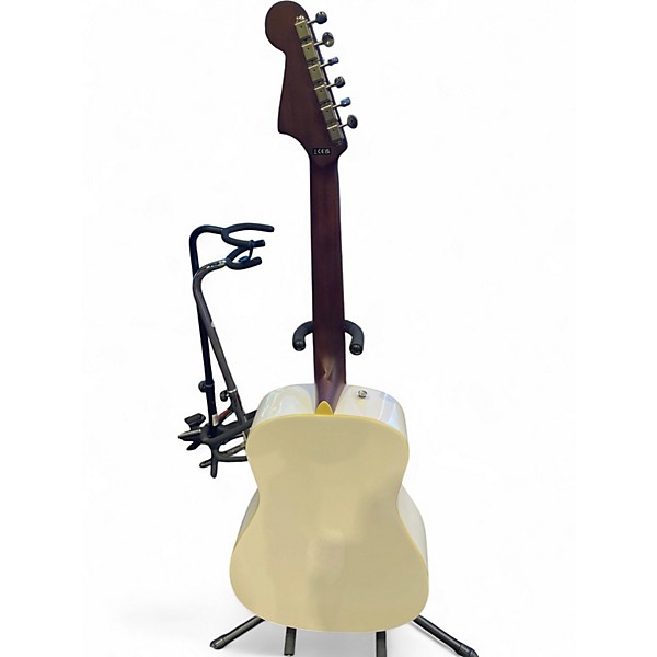 Used Fender Malibu CE AGED WHITE Acoustic Electric Guitar