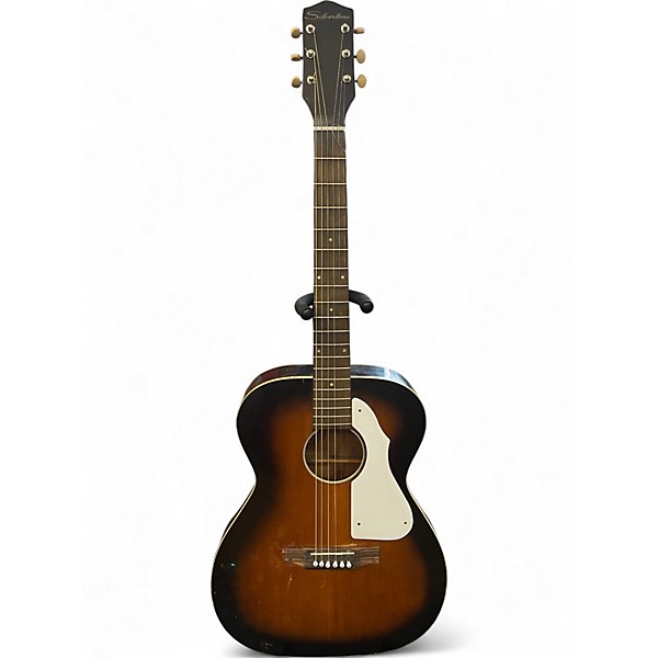 Used Silvertone H621 Natural Acoustic Guitar