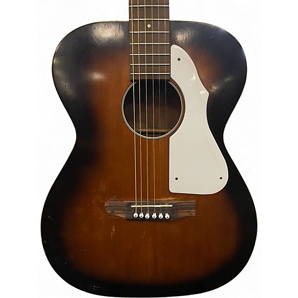 Used Silvertone H621 Natural Acoustic Guitar