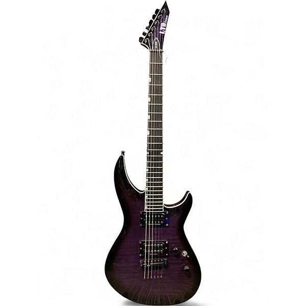 Used ESP LTD H3-1000 Purple Burst Solid Body Electric Guitar