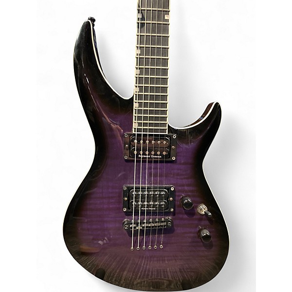 Used ESP LTD H3-1000 Purple Burst Solid Body Electric Guitar