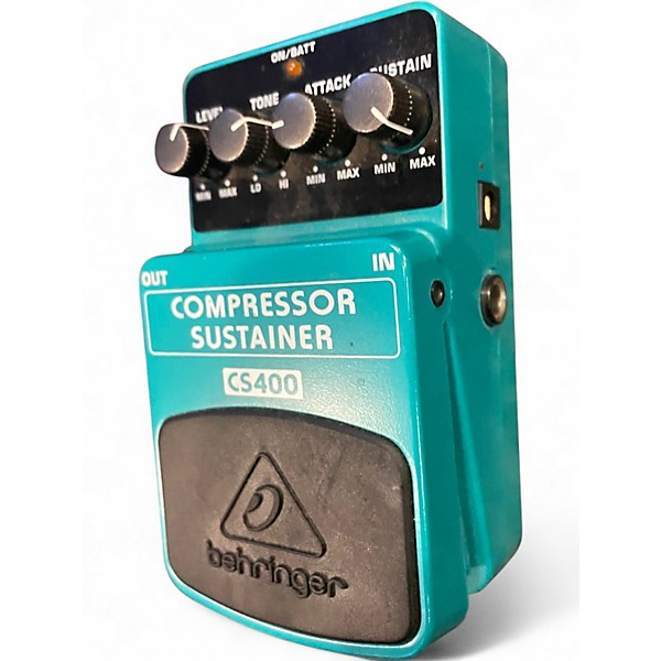 Used Behringer CS400 Compressor Sustainer Effect Pedal