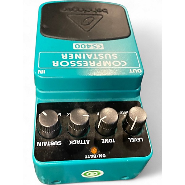 Used Behringer CS400 Compressor Sustainer Effect Pedal