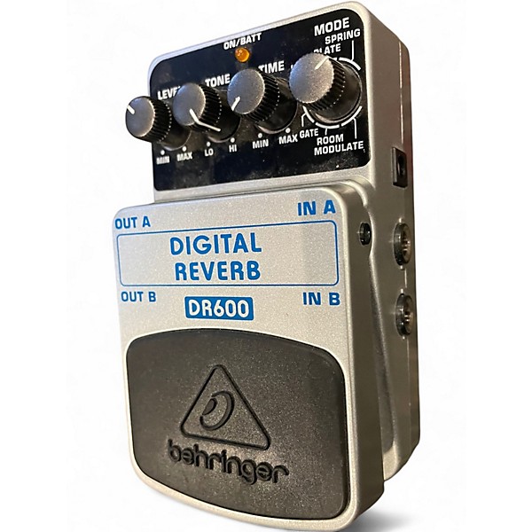 Used Behringer DR600 Digital Stereo Reverb Effect Pedal
