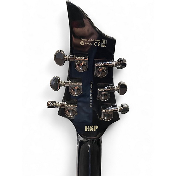 Used ESP LTD F400FM Black Solid Body Electric Guitar
