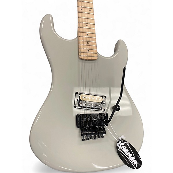 Used Kramer BARETTA Gray Solid Body Electric Guitar