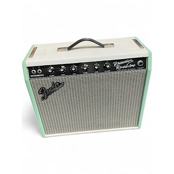 Used Fender 1965 Princeton Reverb 15W 1x10 Tube Guitar Combo Amp