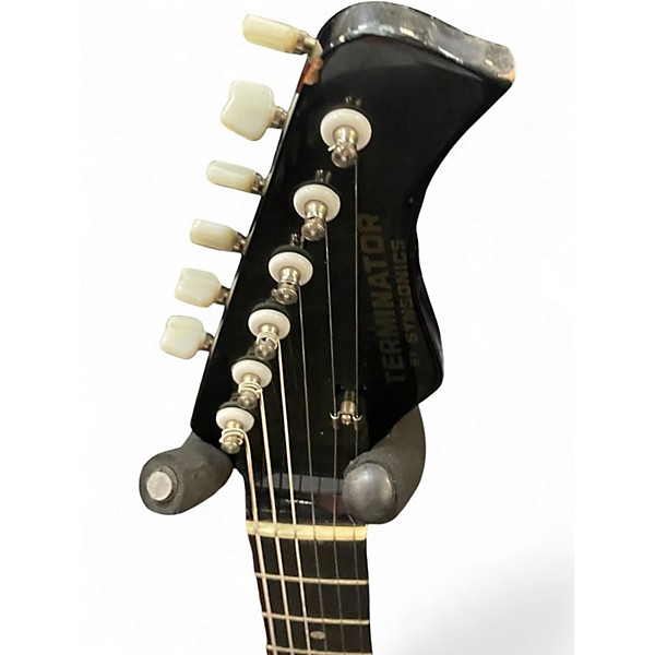 Used Synsonics TERMINATOR Black Solid Body Electric Guitar