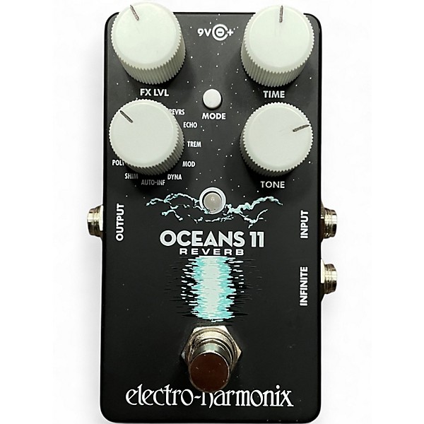 Used Electro-Harmonix Oceans 11  Reverb Effect Pedal