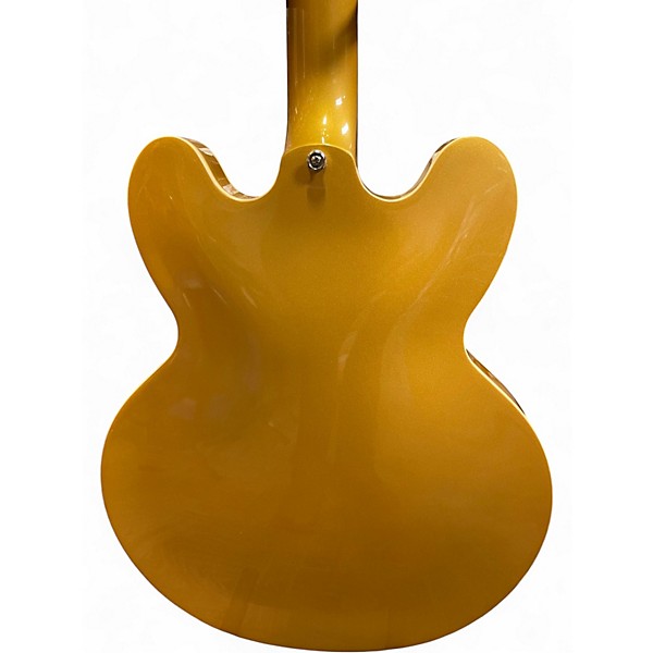 Used Epiphone Inspired by Gibson ES335 Gold Top Hollow Body Electric Guitar