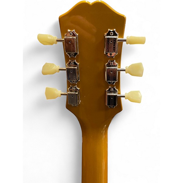 Used Epiphone Inspired by Gibson ES335 Gold Top Hollow Body Electric Guitar
